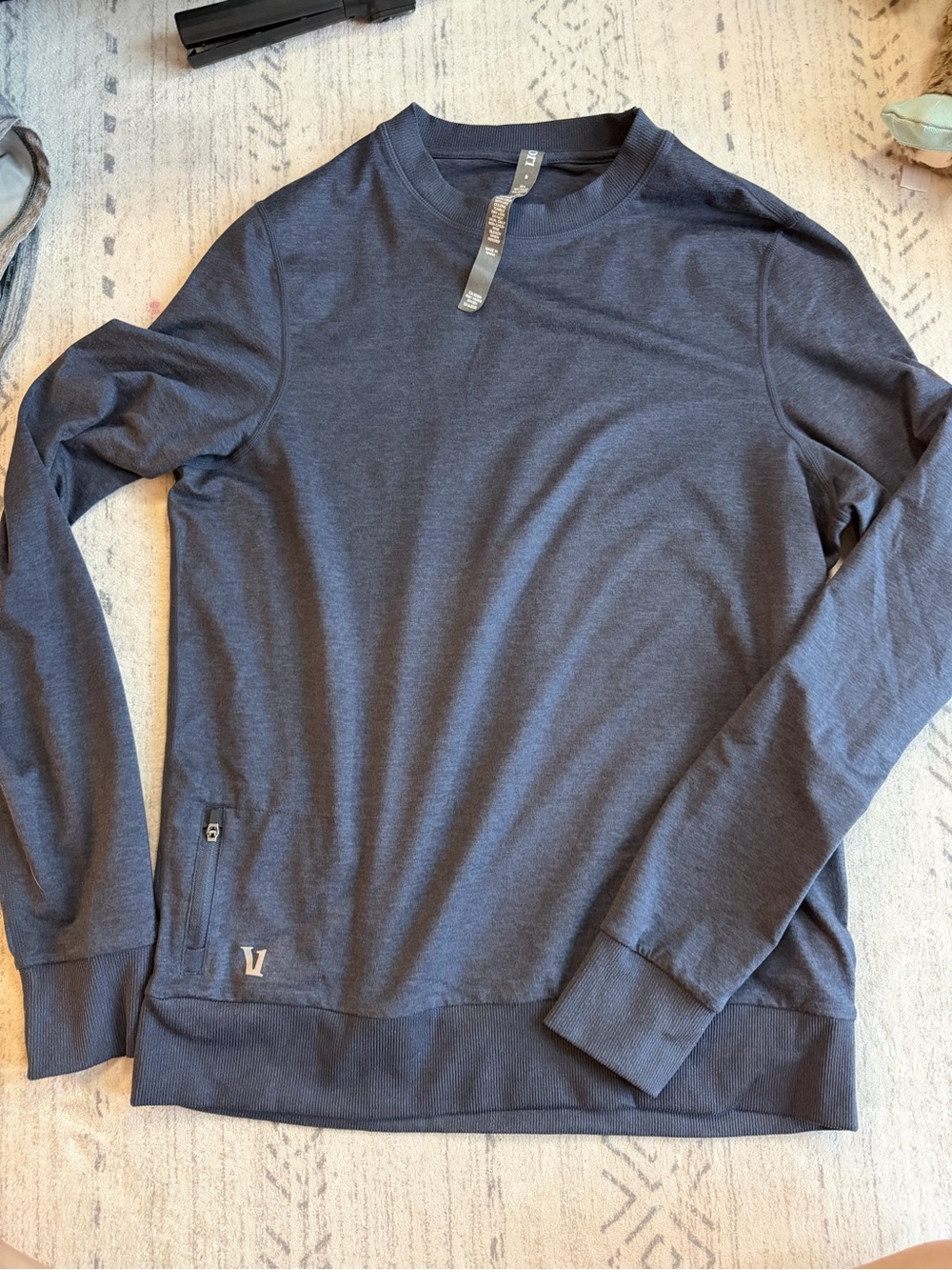 Vuori Ponto Performance Crew azure heather